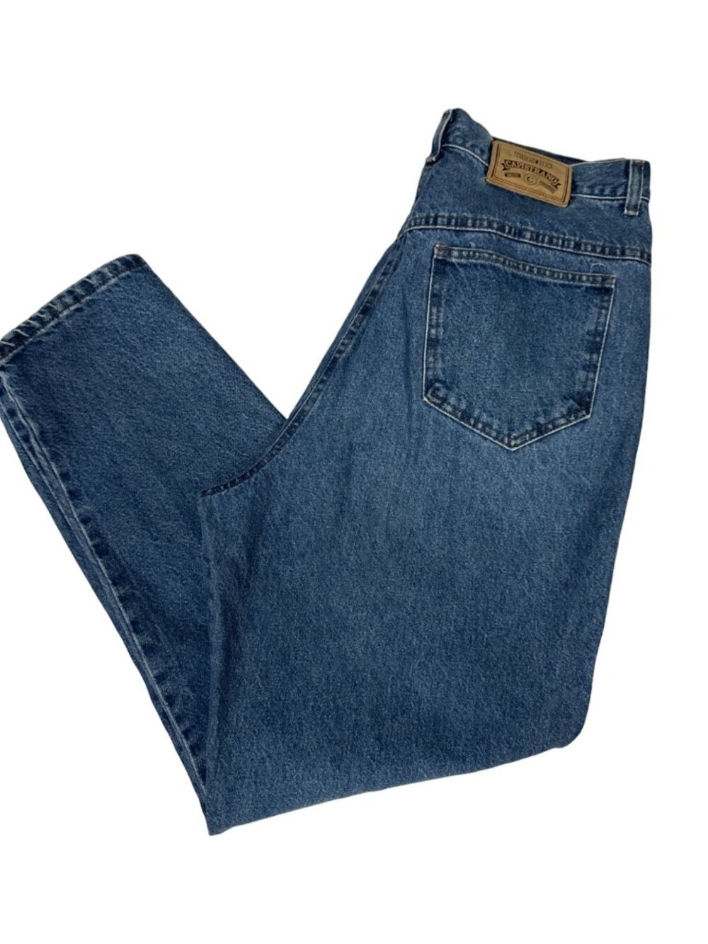 Y2k Capistrano Blue Jeans Plus 18 High Waist Blue Denim 100% Cotton Mom Tapered